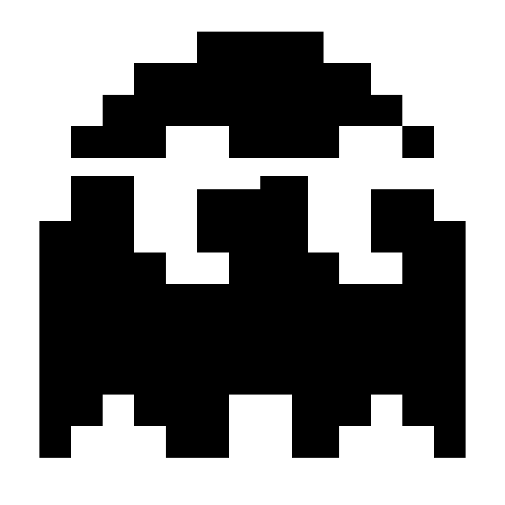 Pac Man Ghost Template Printable