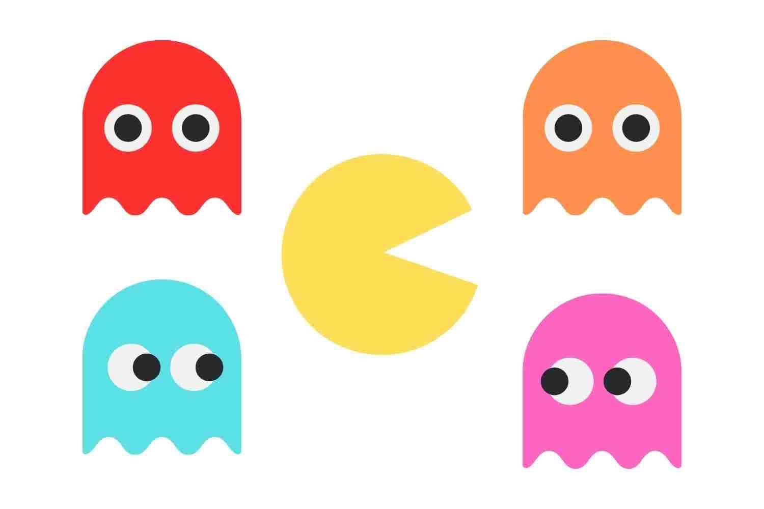 Pac Man Template Printable