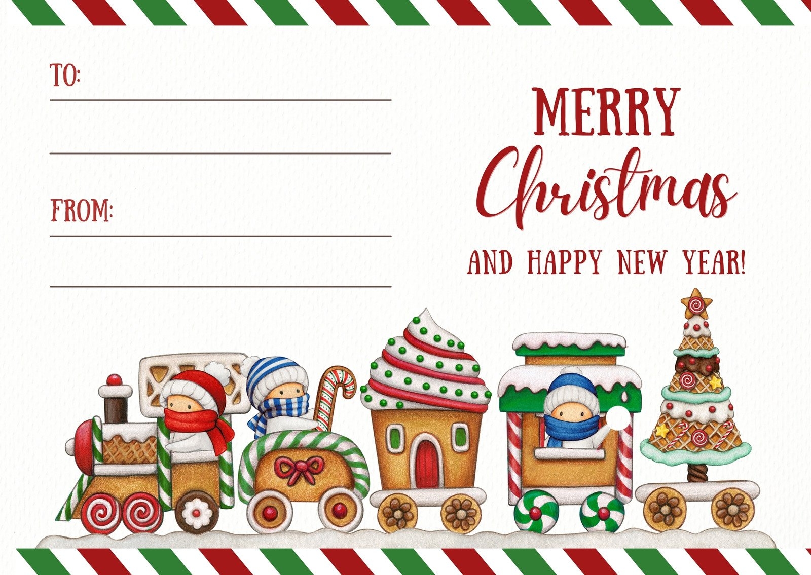 Page 2 Free Custom Printable Christmas Card Templates Canva