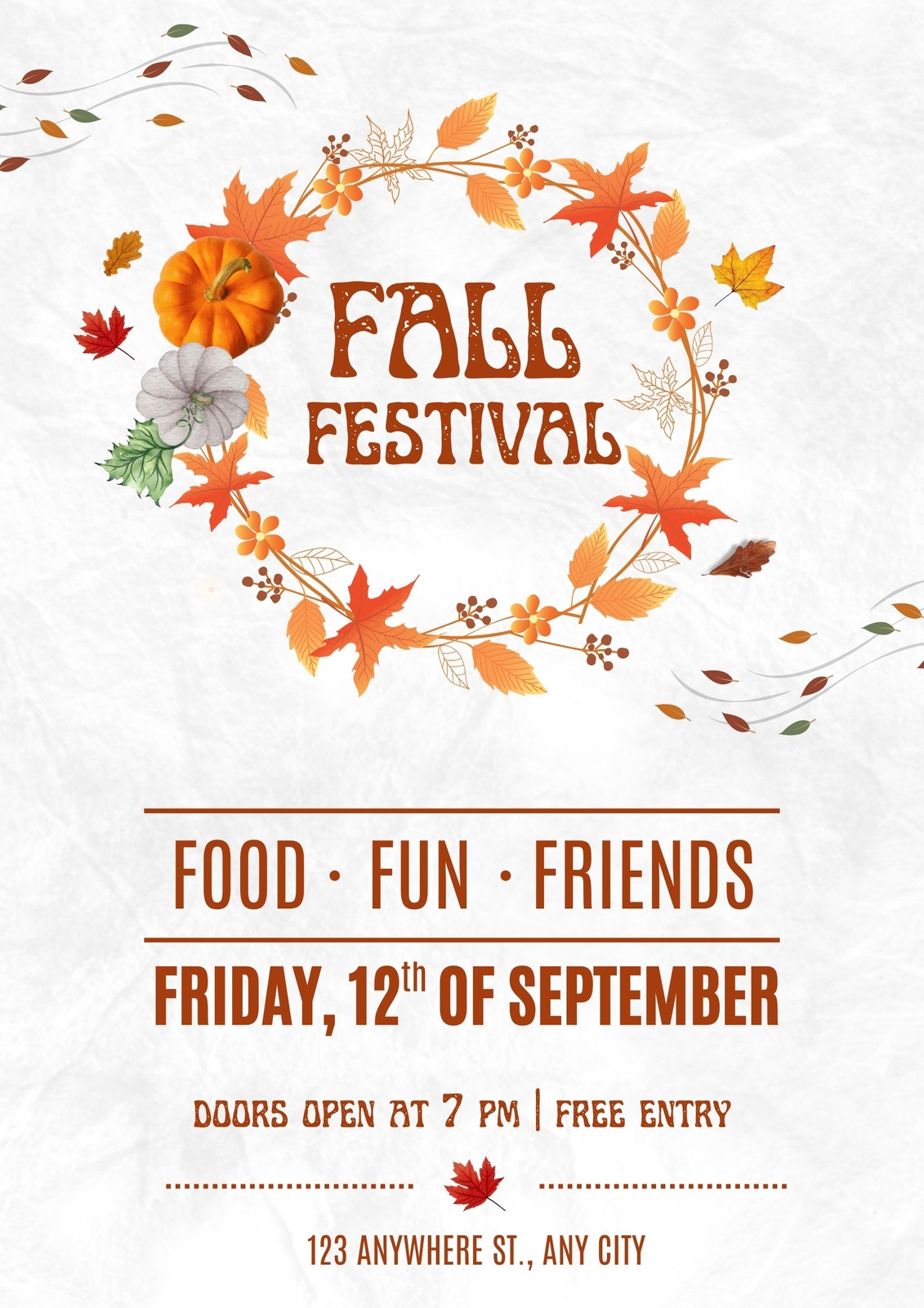 Page 3 Customize 396 Fall Flyer Templates Online Canva