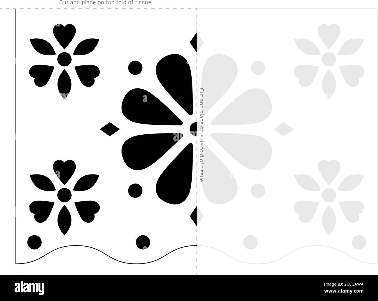 Easy Papel Picado Template Printable