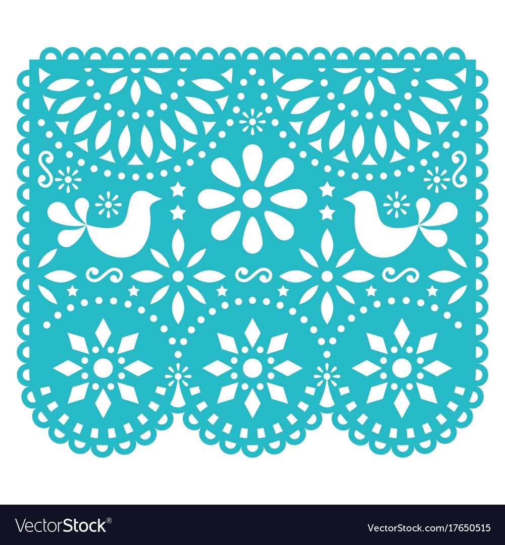 Printable Papel Picado Template