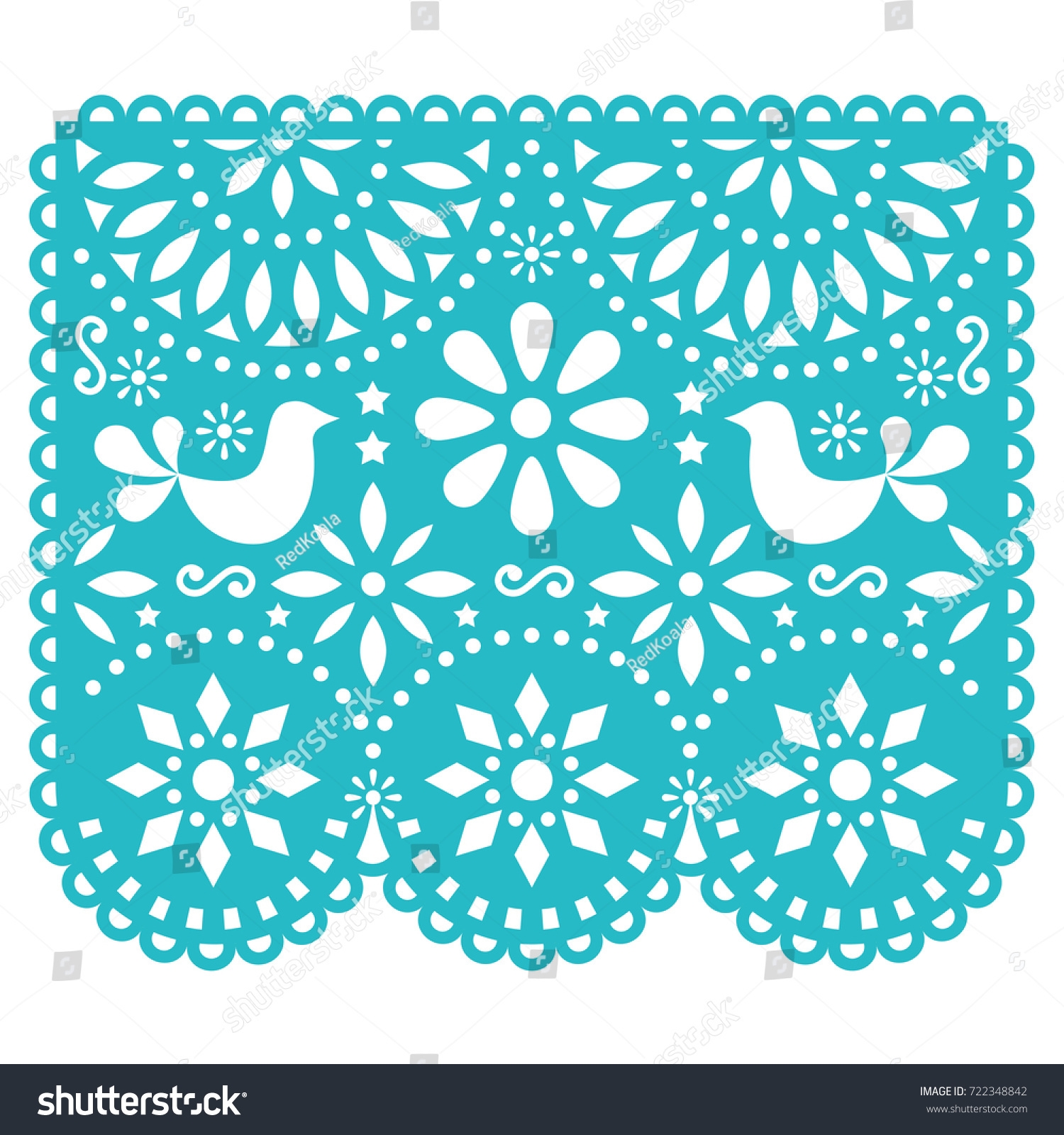 Printable Pattern Papel Picado Template