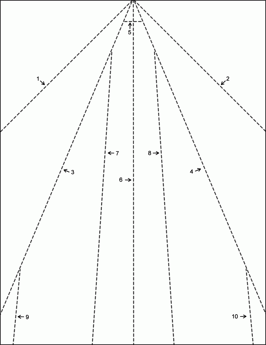 Printable Paper Airplane Folding Template