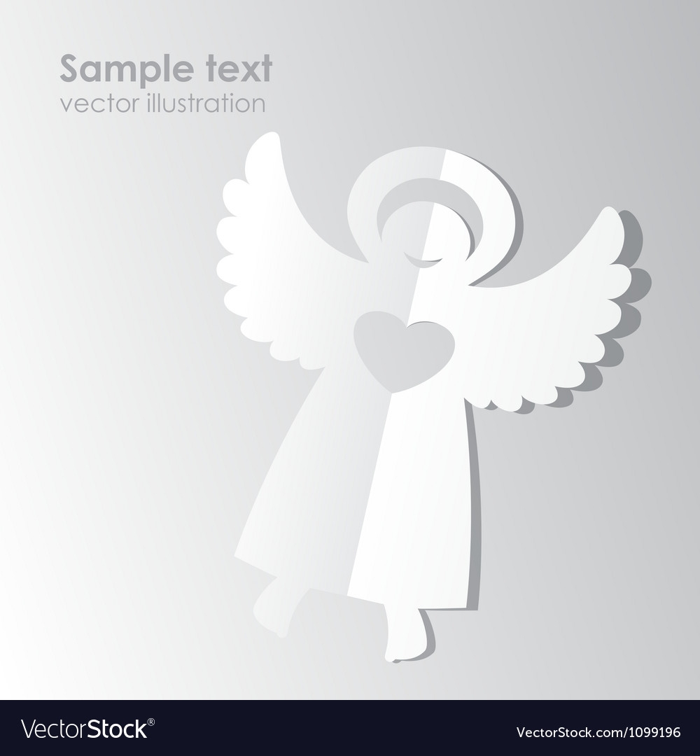Printable Cut Out Angel Template