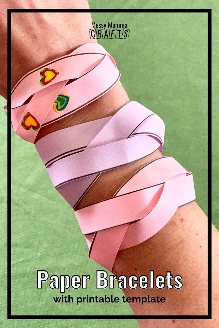 Printable Paper Bracelet Template