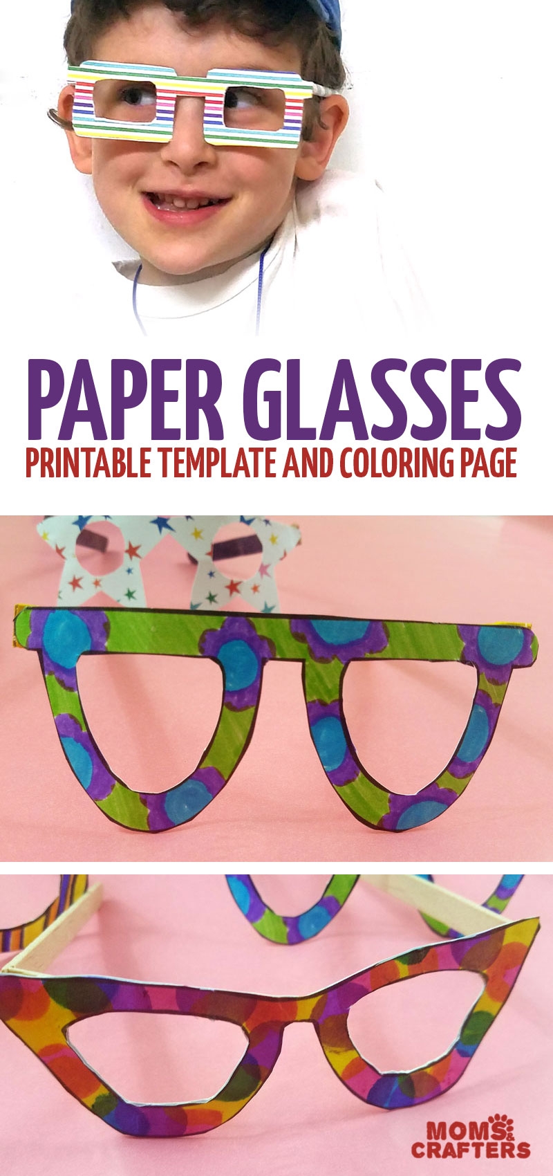 Free Printable Glasses Template Printable