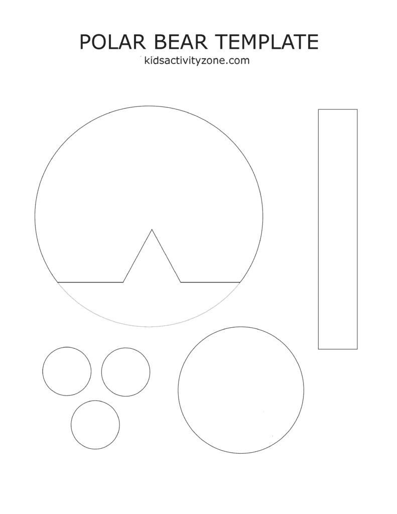 Polar Bear Printable Template