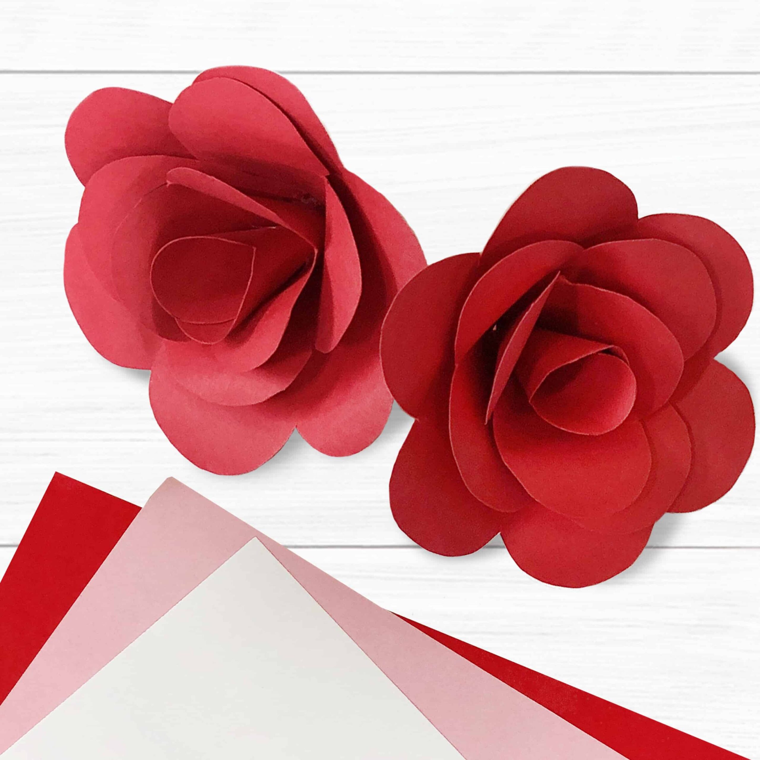 Paper Rose Printable Template