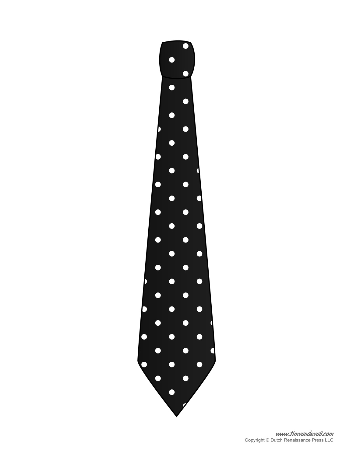 Paper Tie Templates For Kids Tim s Printables