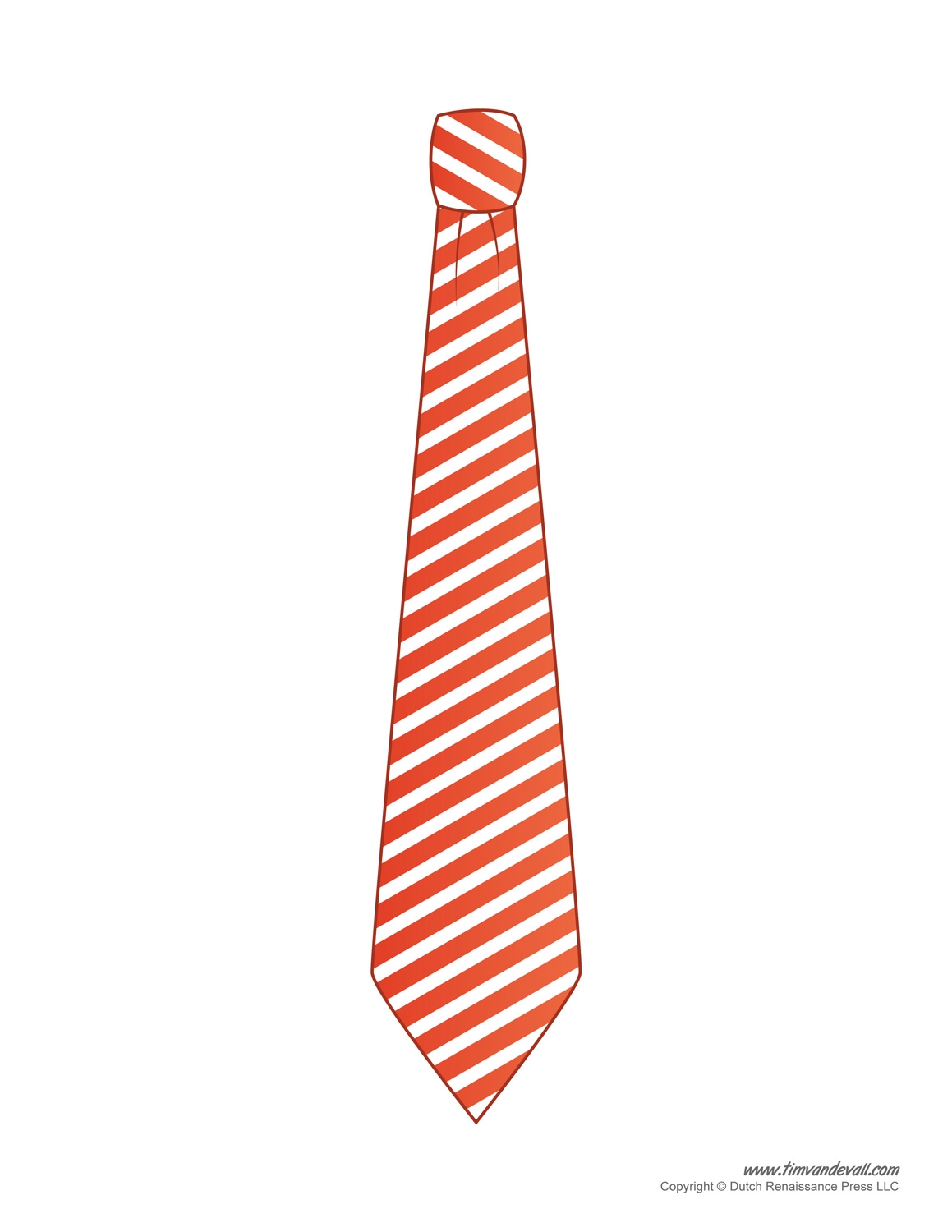 Tie Template Free Printable