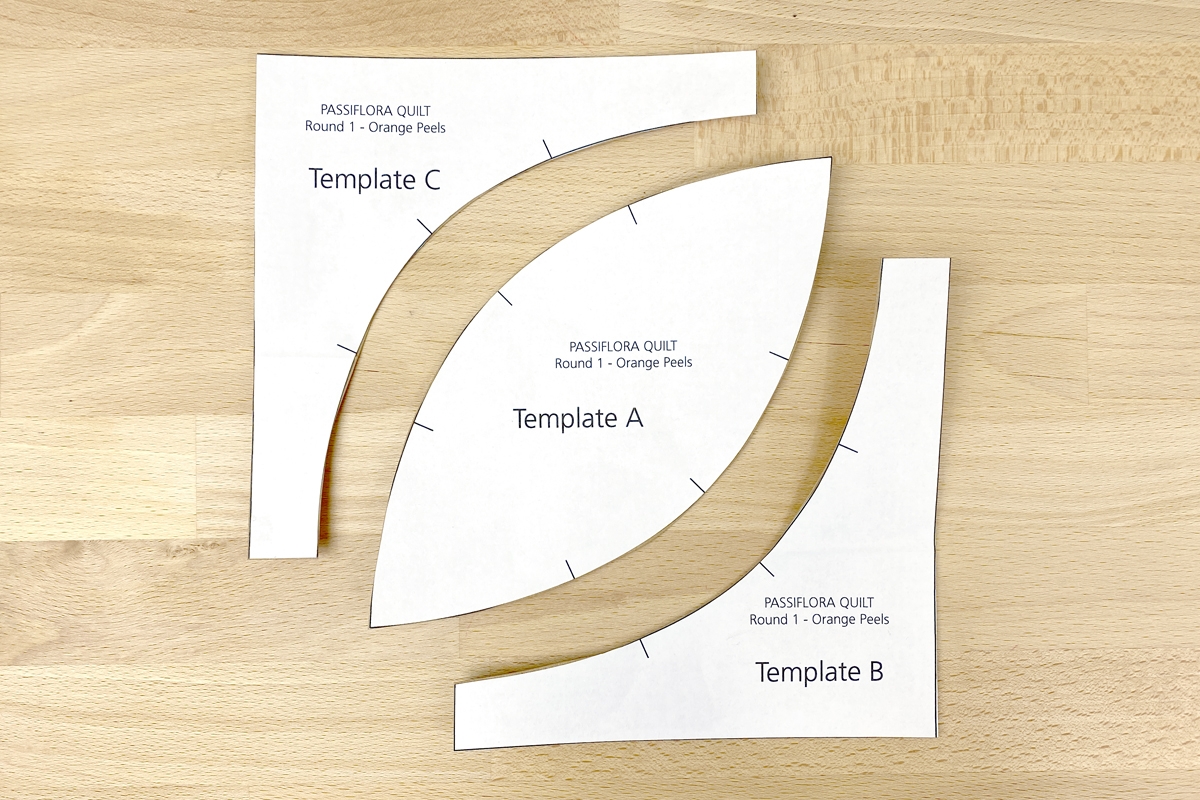 Printable Orange Peel Template