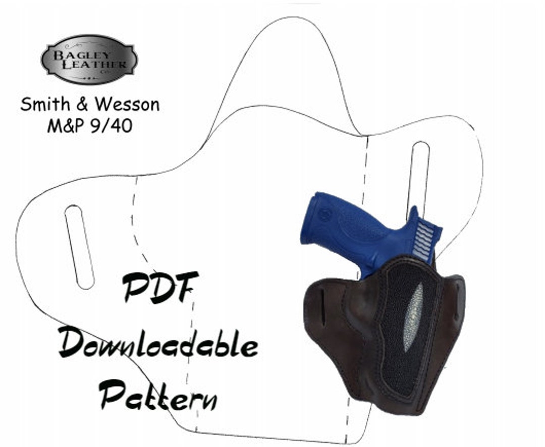 Printable Gun Holster Template