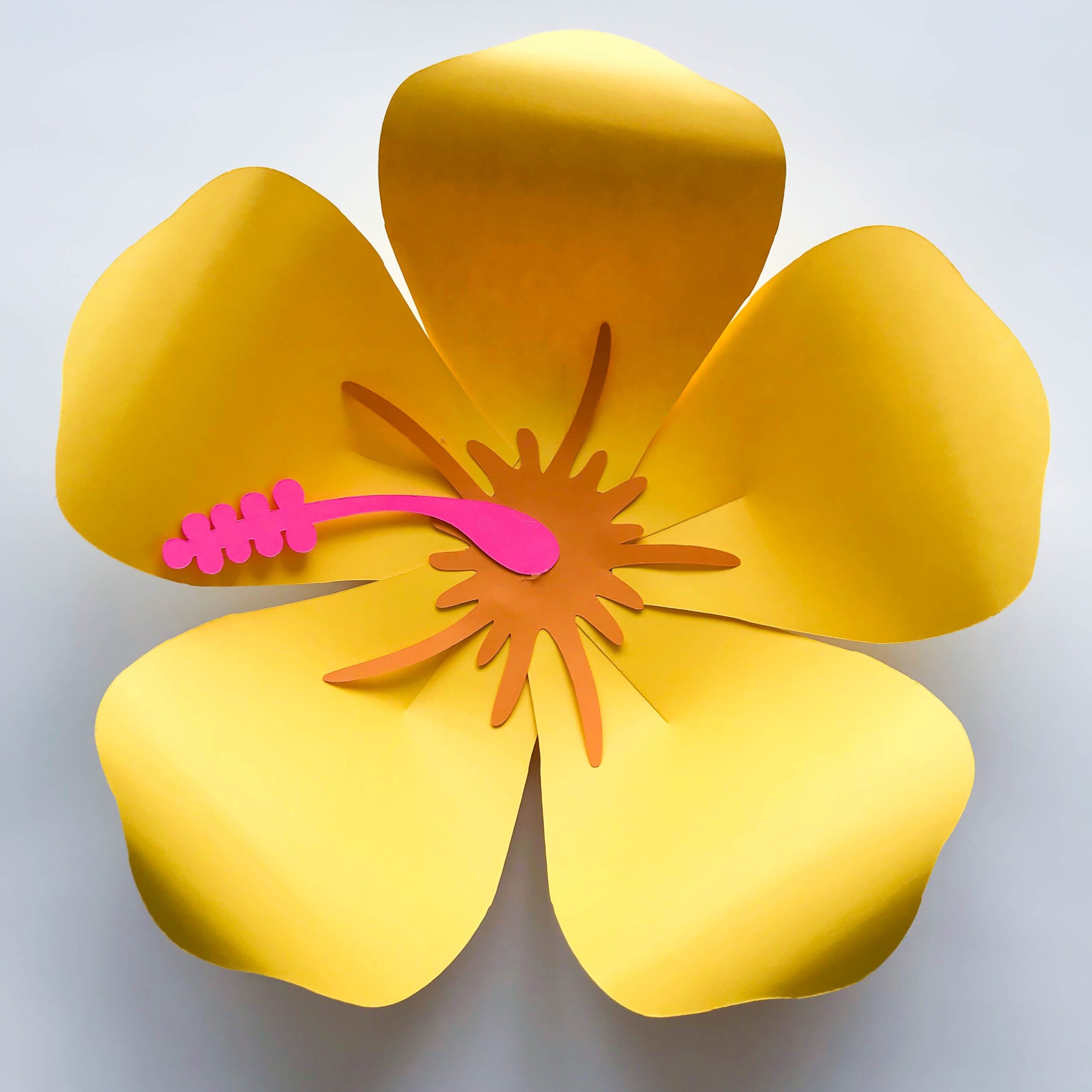 Printable Hawaiian Flower Template