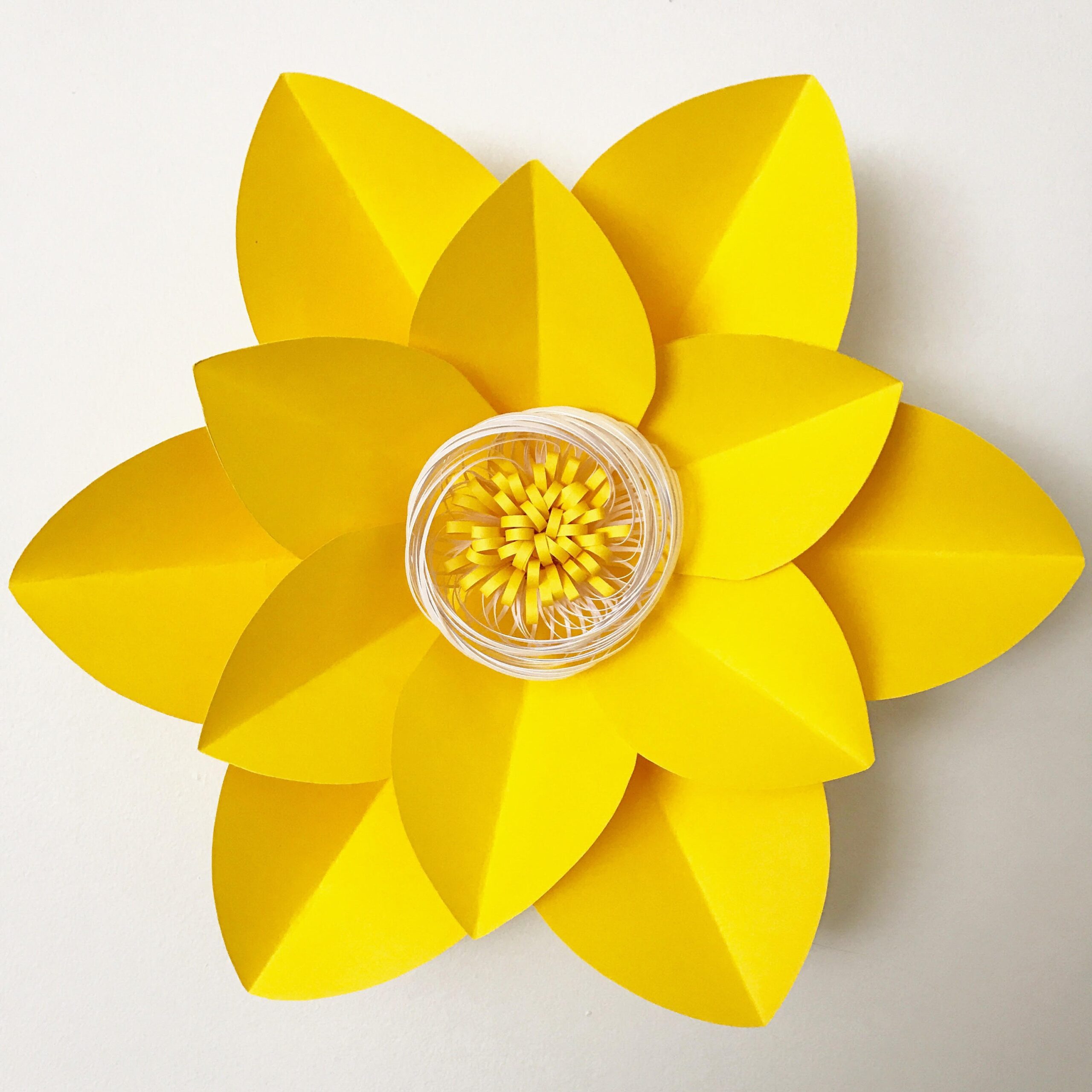 PDF Petal 2 Printable Paper Flowers Template Base Flat Center 3d Paper Flowers Printable Trace Cut File For DIY Giant Paper Flowers Origami Etsy