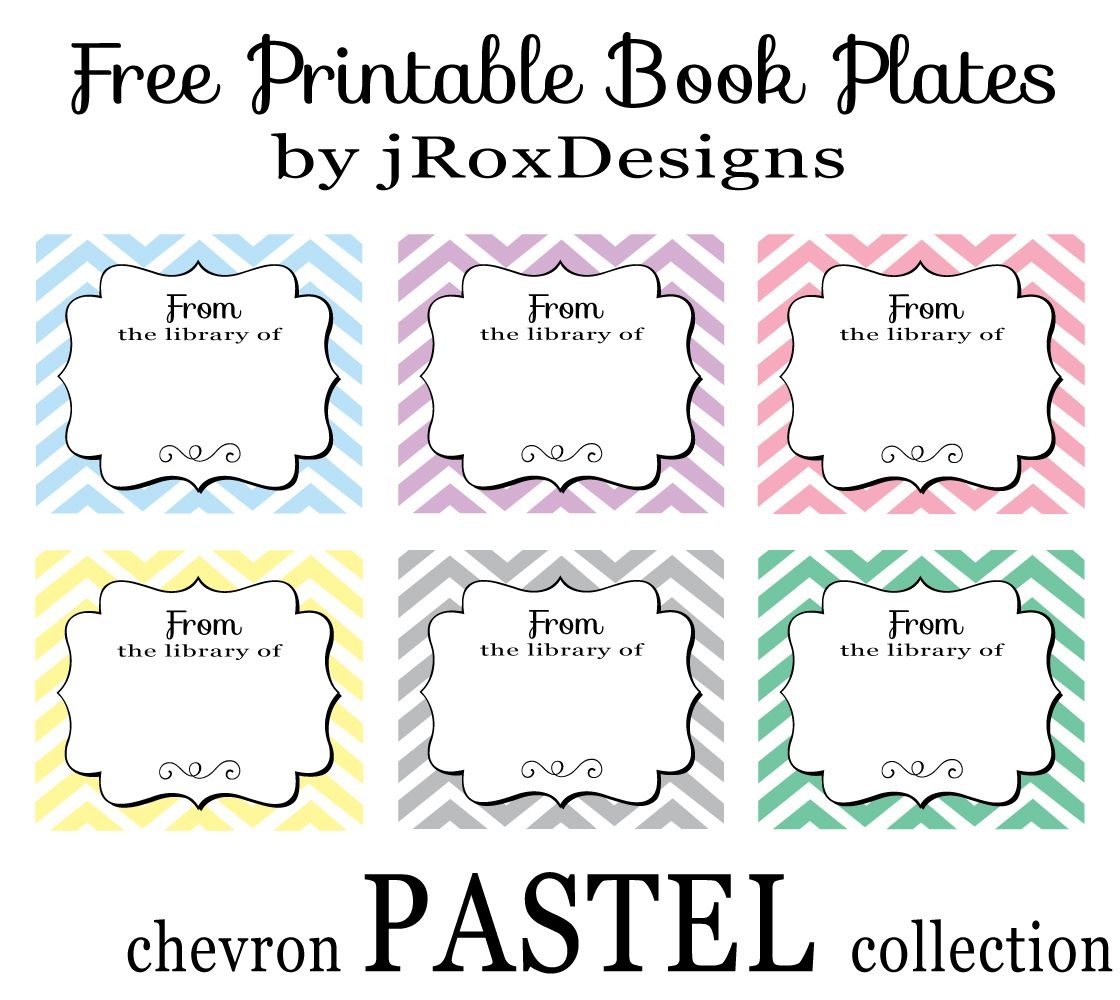 Editable Bookplate Free Printable Bookplate Template Word
