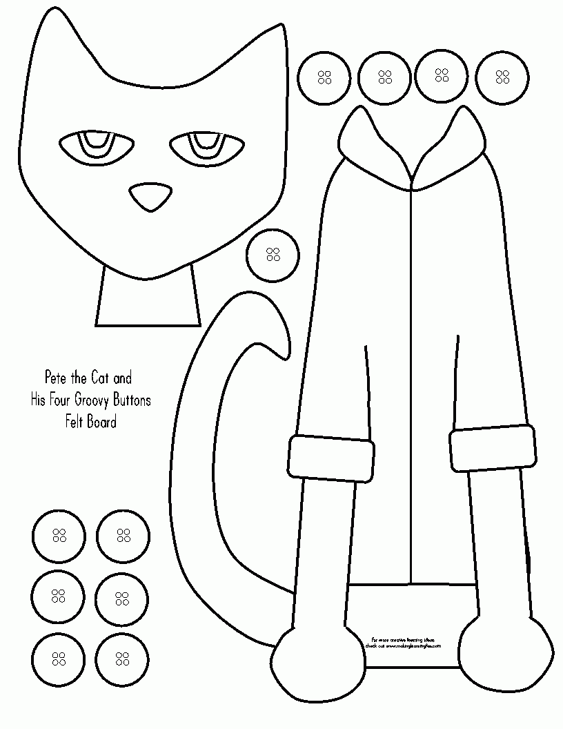 Pete The Cat And His Four Groovy Buttons Pete The Cat Book Crafts Pete The Cat Buttons