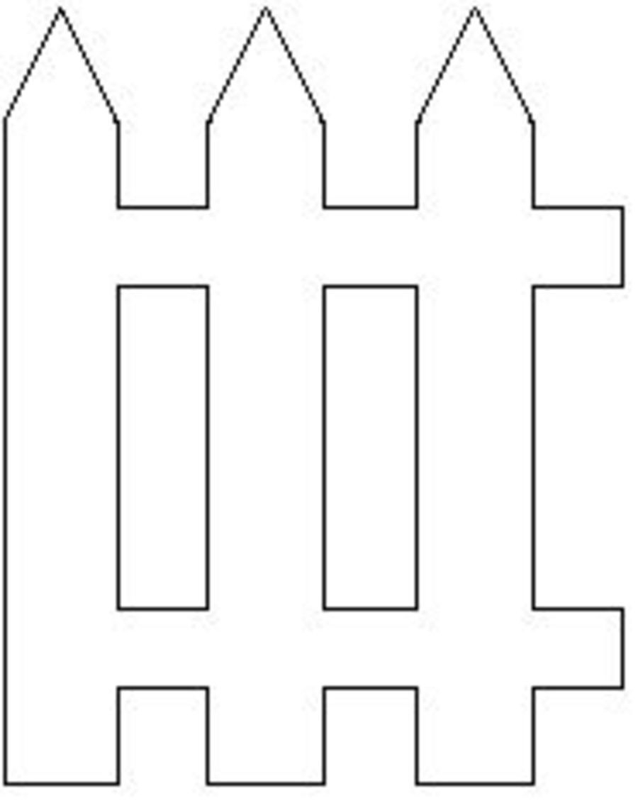 Picket Fence Pointed My Interp Of The Old Course 2 Picket Fence Paper Crafts Diy Tutorials Paper Crafts Diy Templates