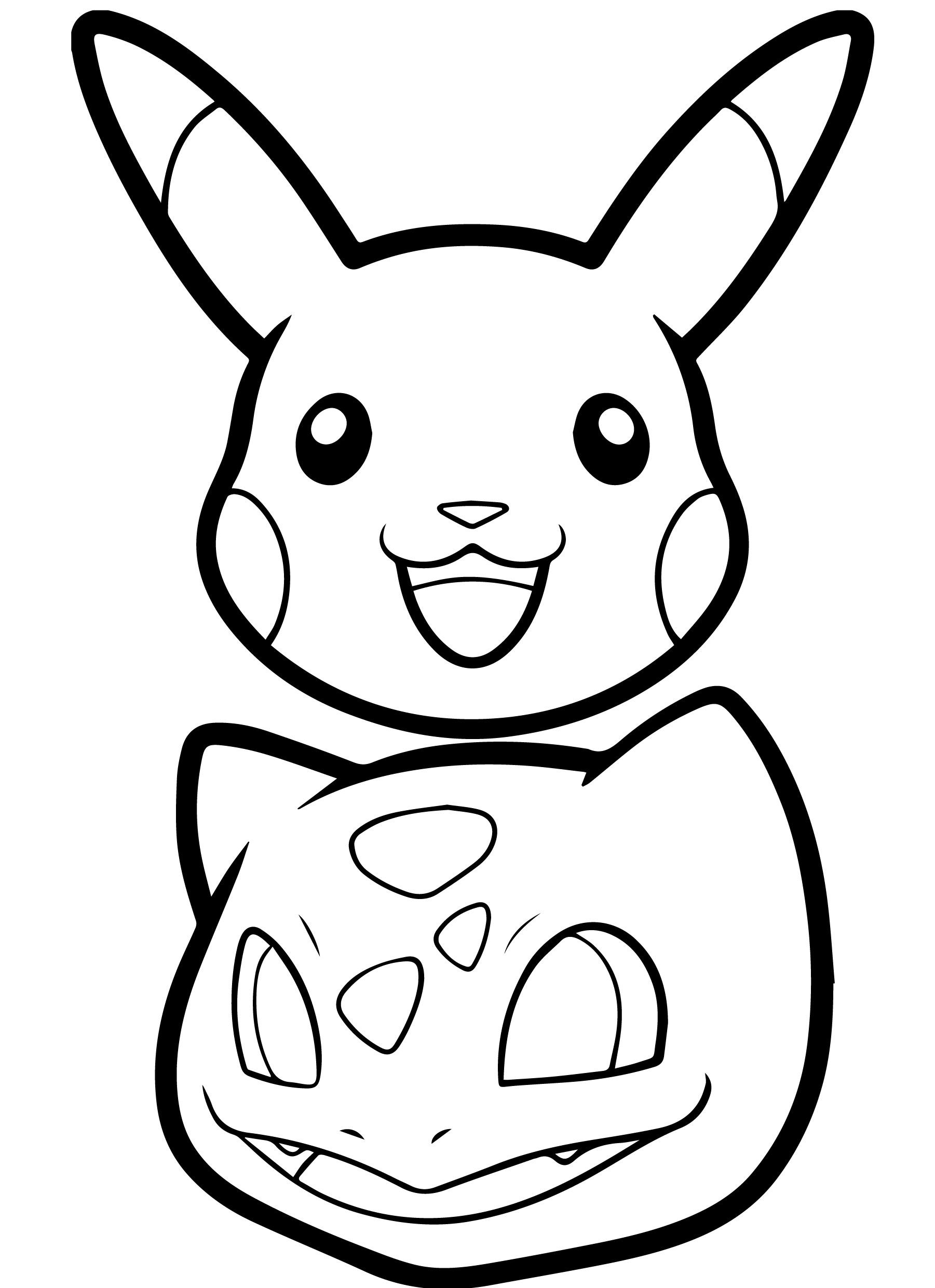 Pikachu Coloring Pages Head Pikachu Coloring Page Cartoon Coloring Pages Pokemon Coloring Pages