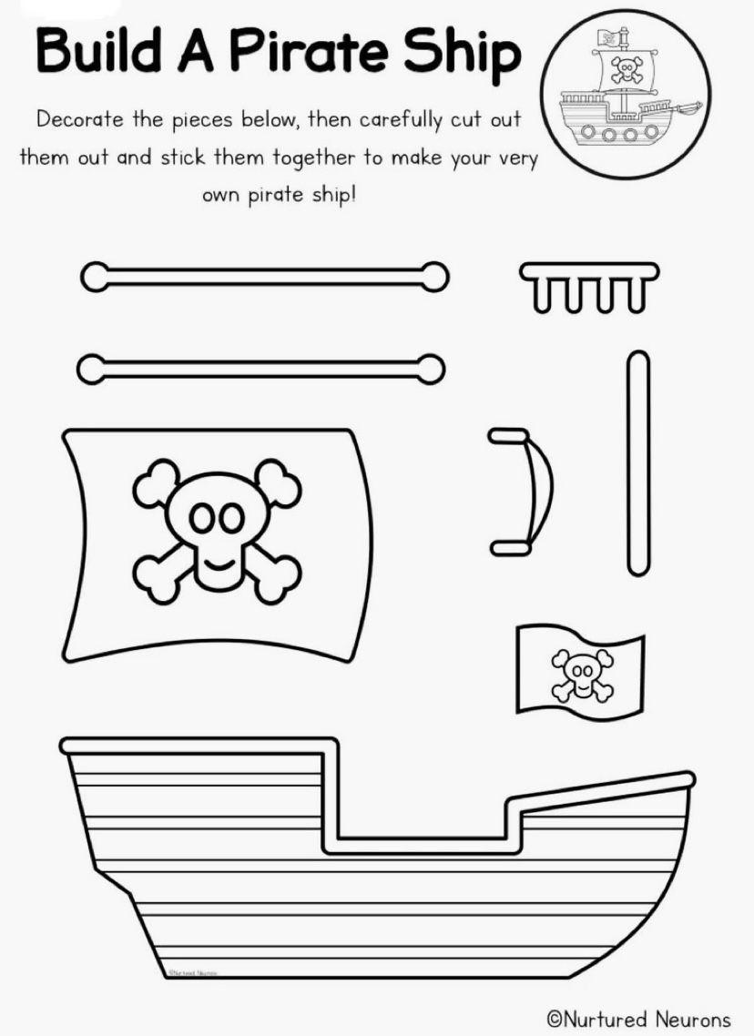 Pin By Michelle Zito Twyford On Pirate Preschool Pirate Ship Craft Pirate Ship Pirate Crafts Preschool