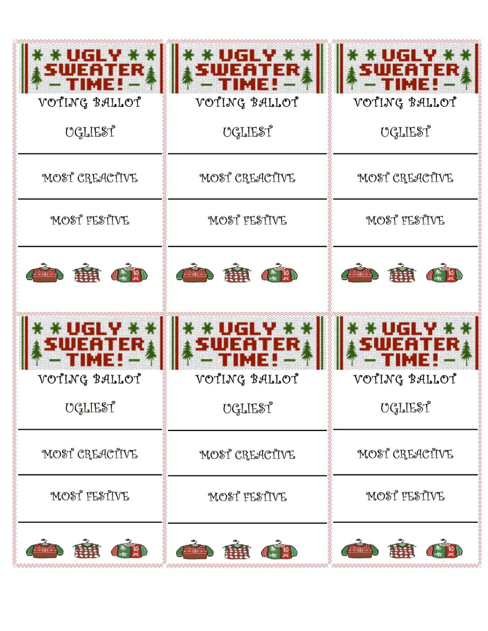 Pin On Ugly Sweater Party For Amazing Free Ugly Christmas Sweater Certificate Ugly Christmas Sweater Contest Ugly Sweater Party Ugly Christmas Sweater Cookies