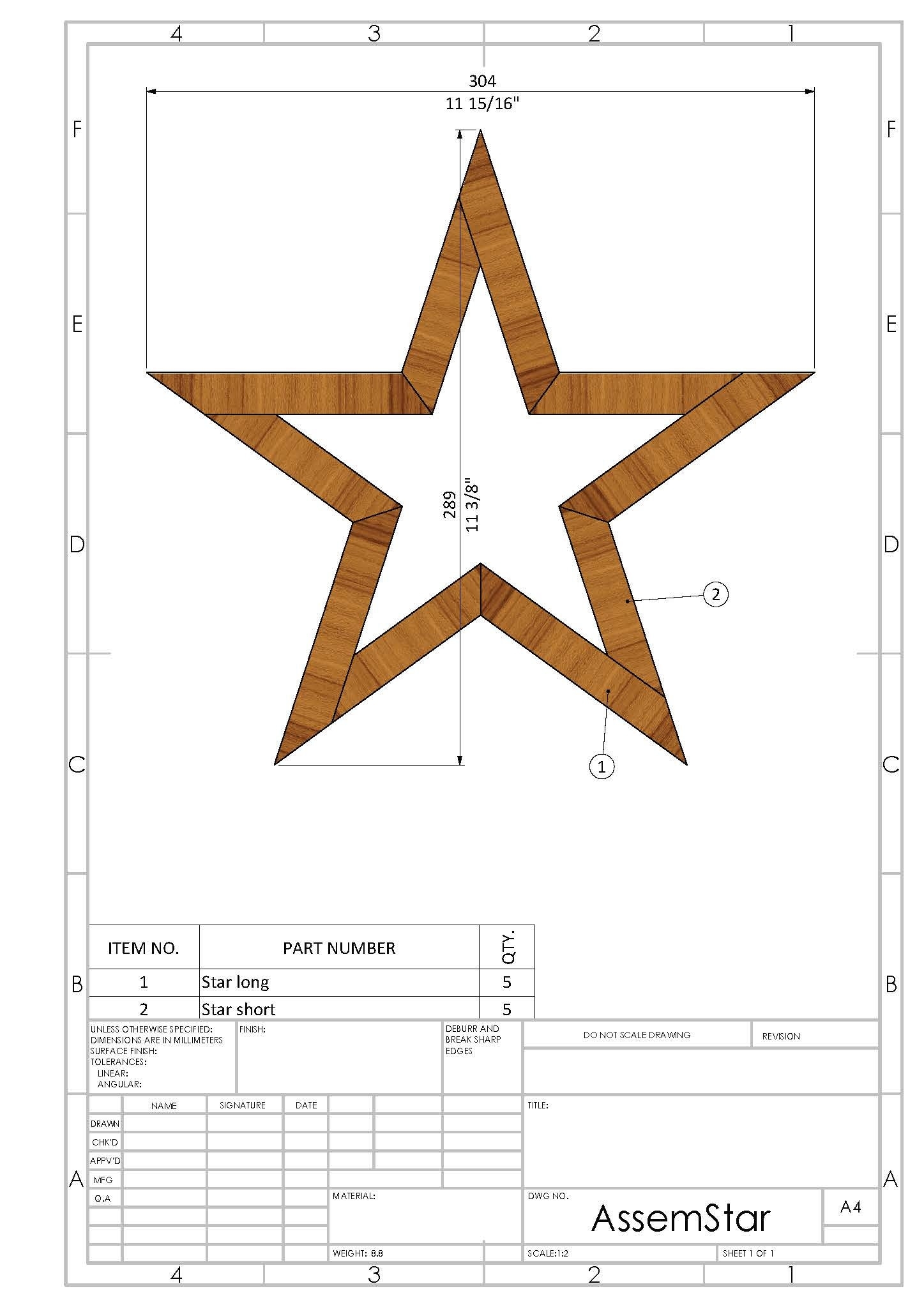 Plans Diy Star Plans Step by step Guide Wooden Star Pattern Diy Wooden Star Plans PDF Plans Drawings Blue Print Plans Download Etsy Denmark