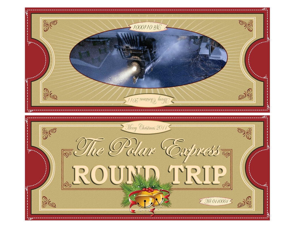Free Printable Template Free Polar Express Tickets