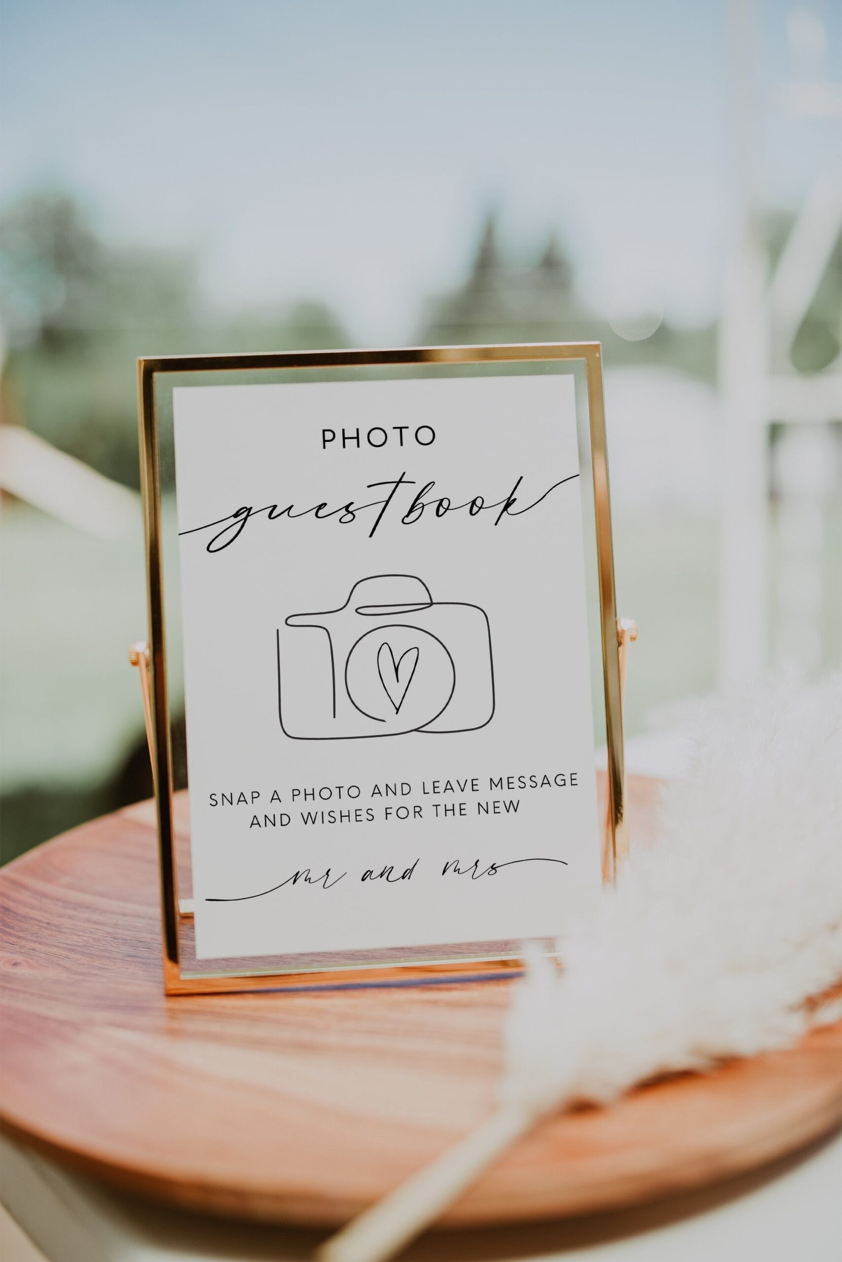 Polaroid Camera Guest Book Sign Minimalist Photo Guestbook Sign Wedding Photo Guestbook Sign Photo Guestbook Sign Printable Canva Edit Etsy