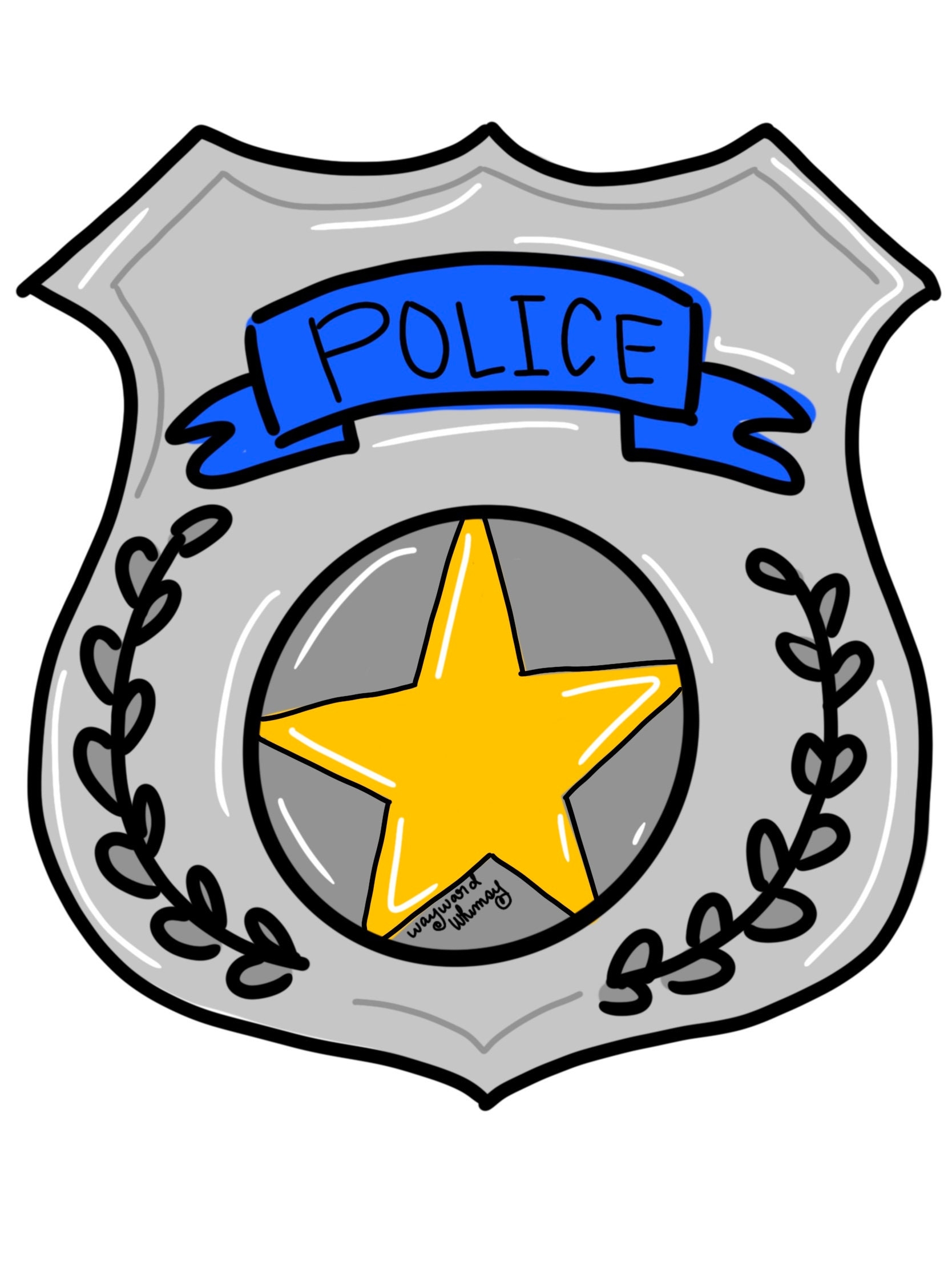 Printable Police Badge Template