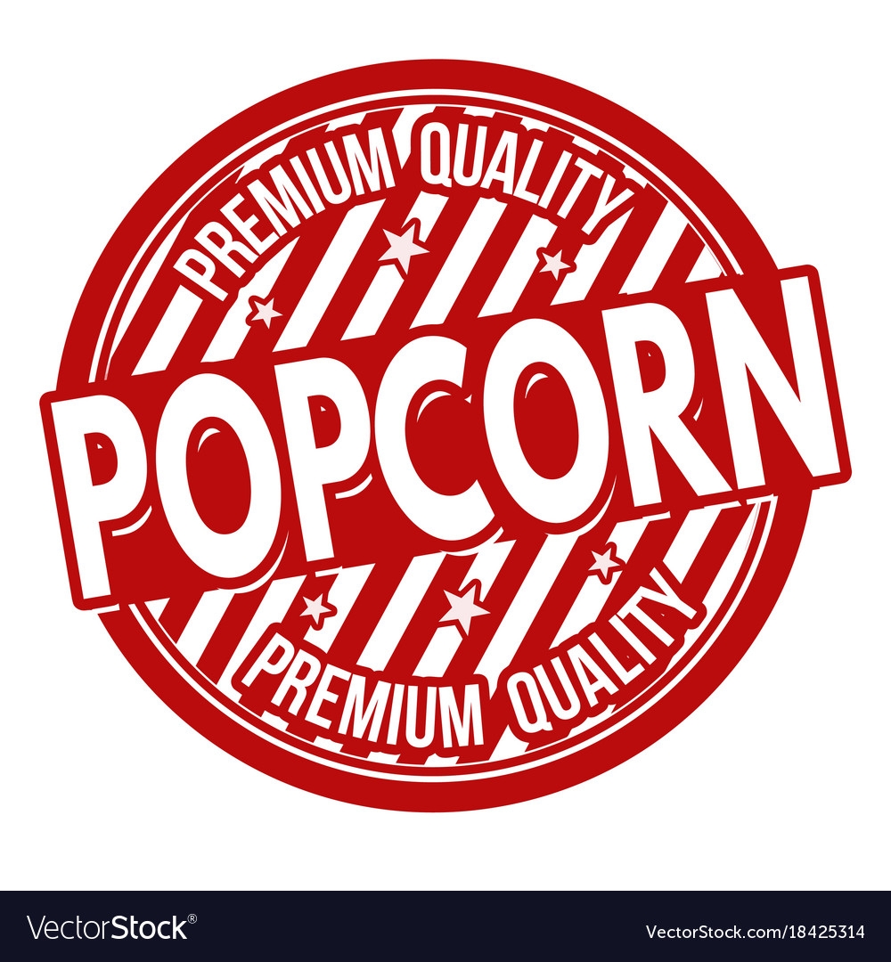 Printable Popcorn Label Template