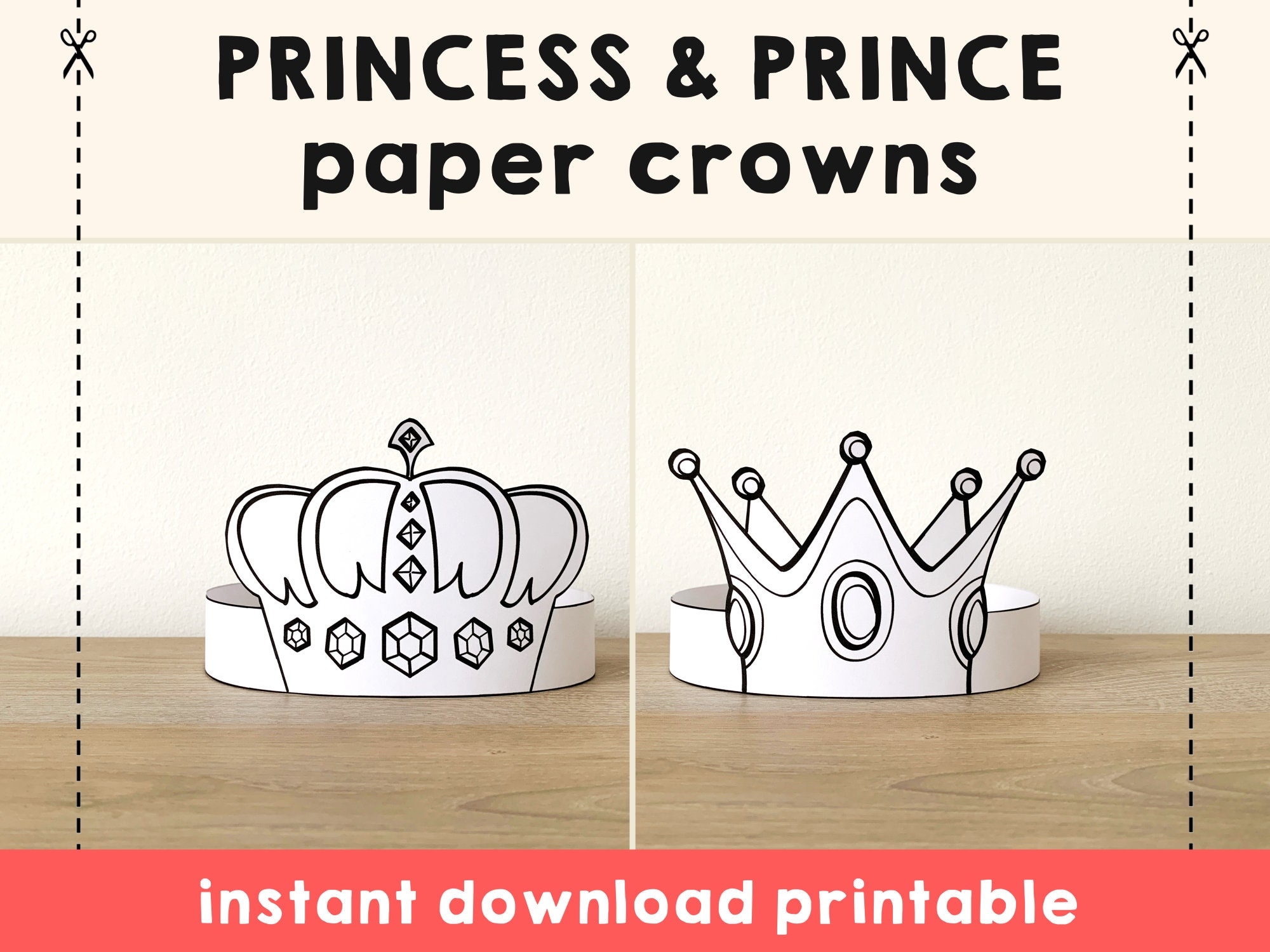 Princess Crown Template Printable