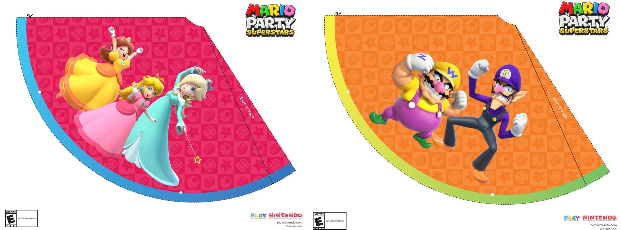 Printable Super Mario Hat Template