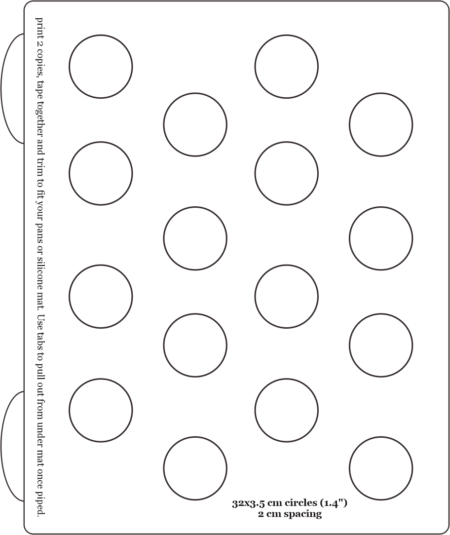 Macaron Template Printable Free