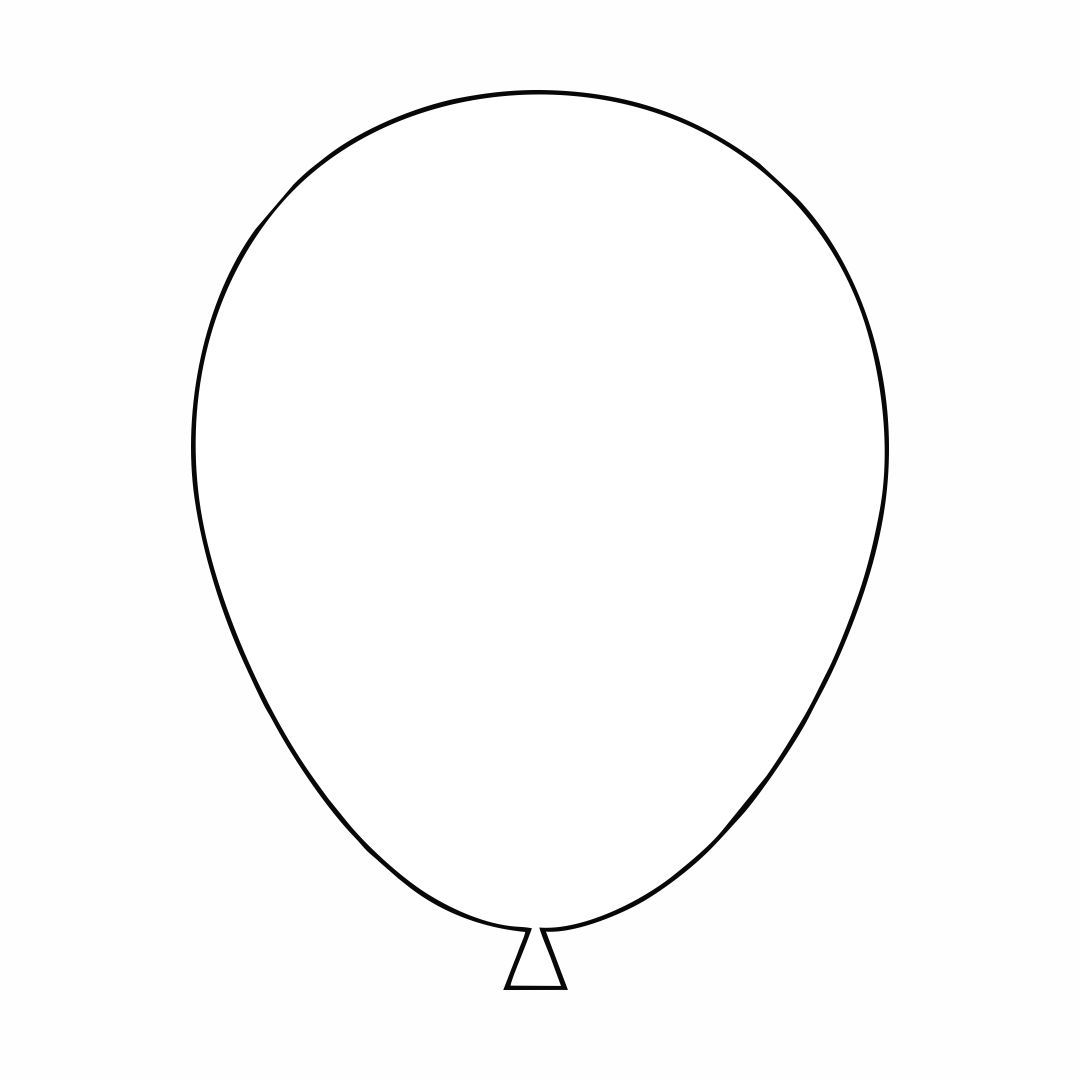 Free Printable Balloons Template