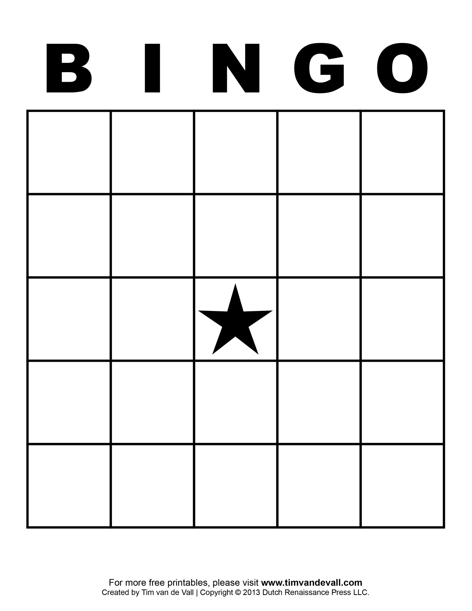 Printable Blank Bingo Cards For Teachers Tim s Printables