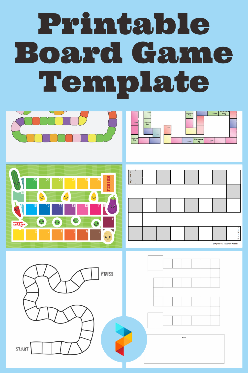 Board Game Template Printable
