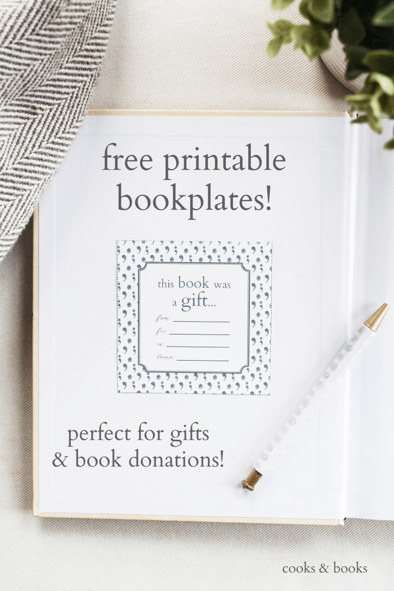 Printable Bookplates For Donated Books Book Plates Book Gifts Donate Books