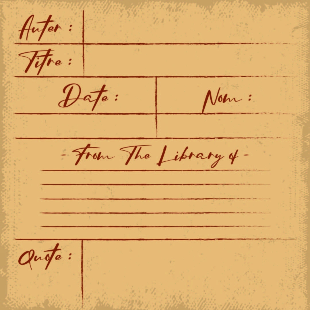 Free Printable Bookplate Template Word