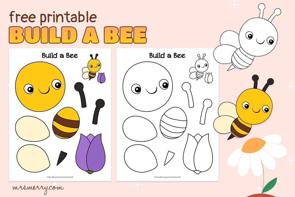 Cut Out Bumble Bee Template Printable
