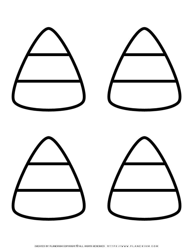 Free Printable Candy Corn Template
