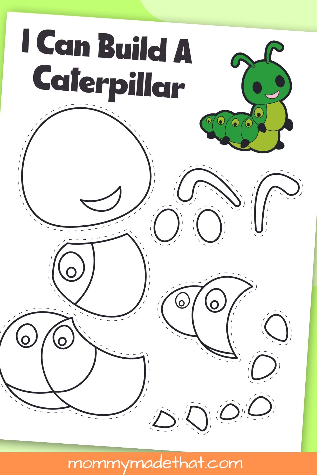 Caterpillar Template Free Printable