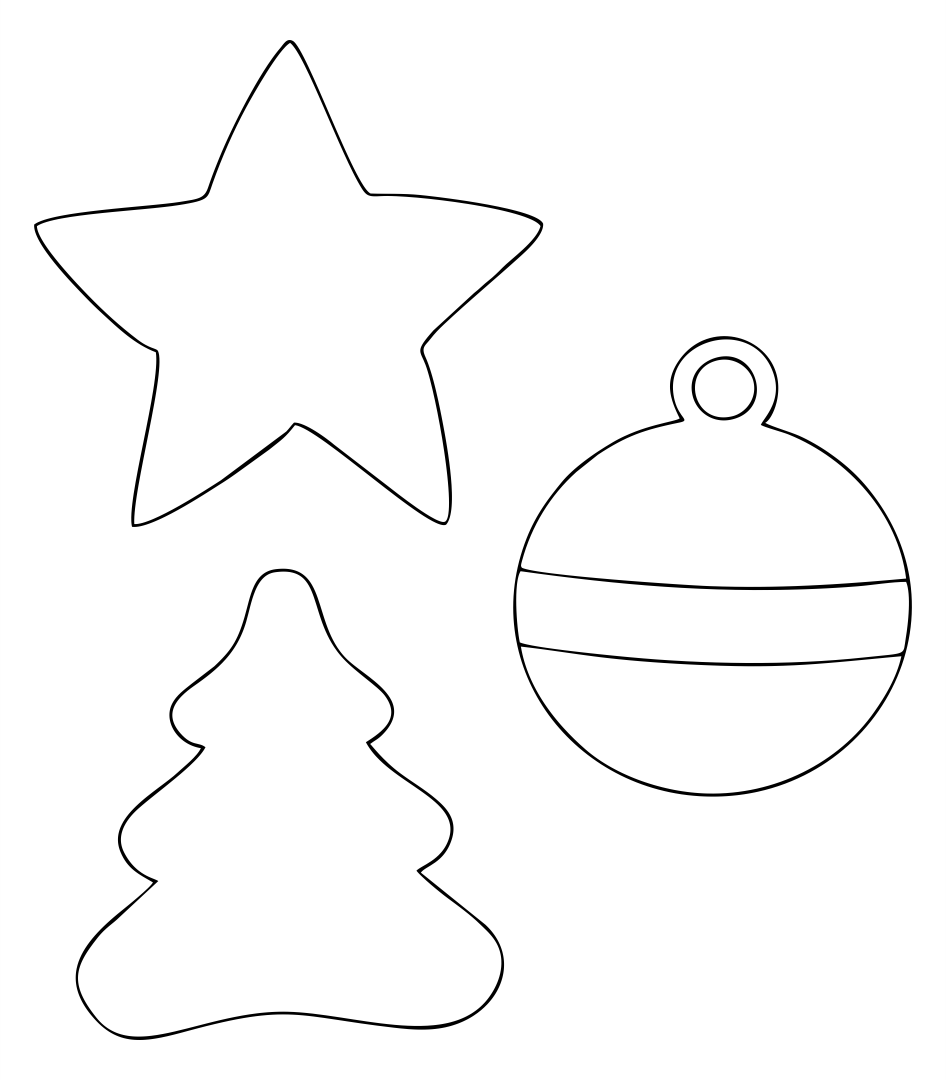 Christmas Ornament Template Printable
