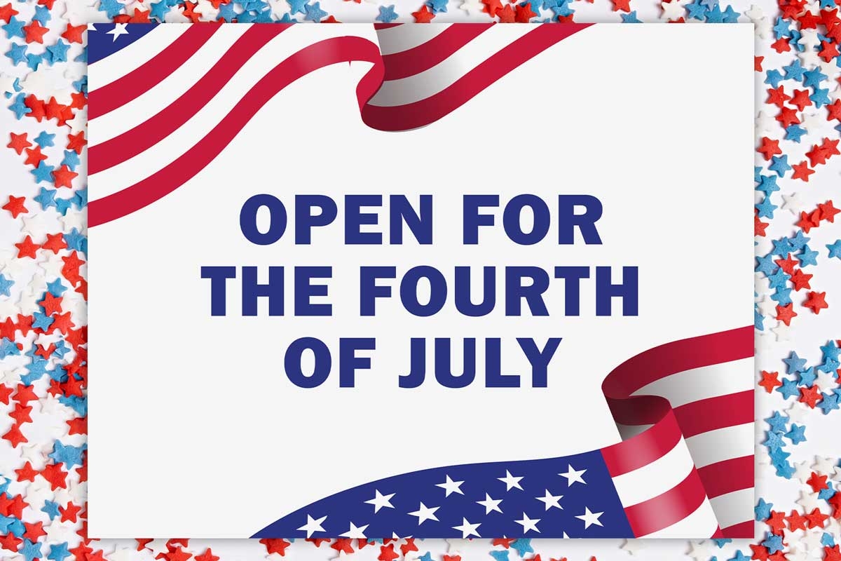 Printable Closed For 4Th Of July Sign Template
