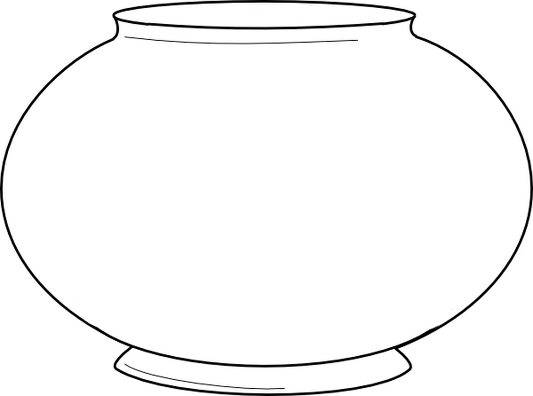 Fish Bowl Template Printable Free