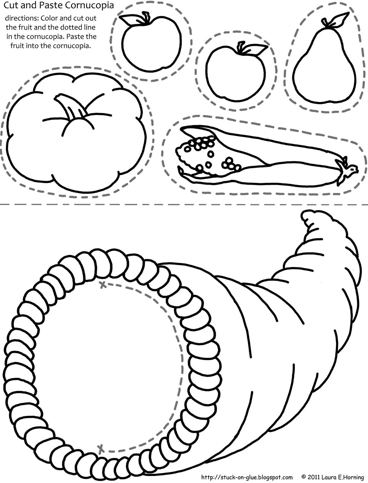 Printable Cornucopia Craft Thanksgiving Crafts Preschool Thanksgiving Worksheets Thanksgiving Activities For Kids