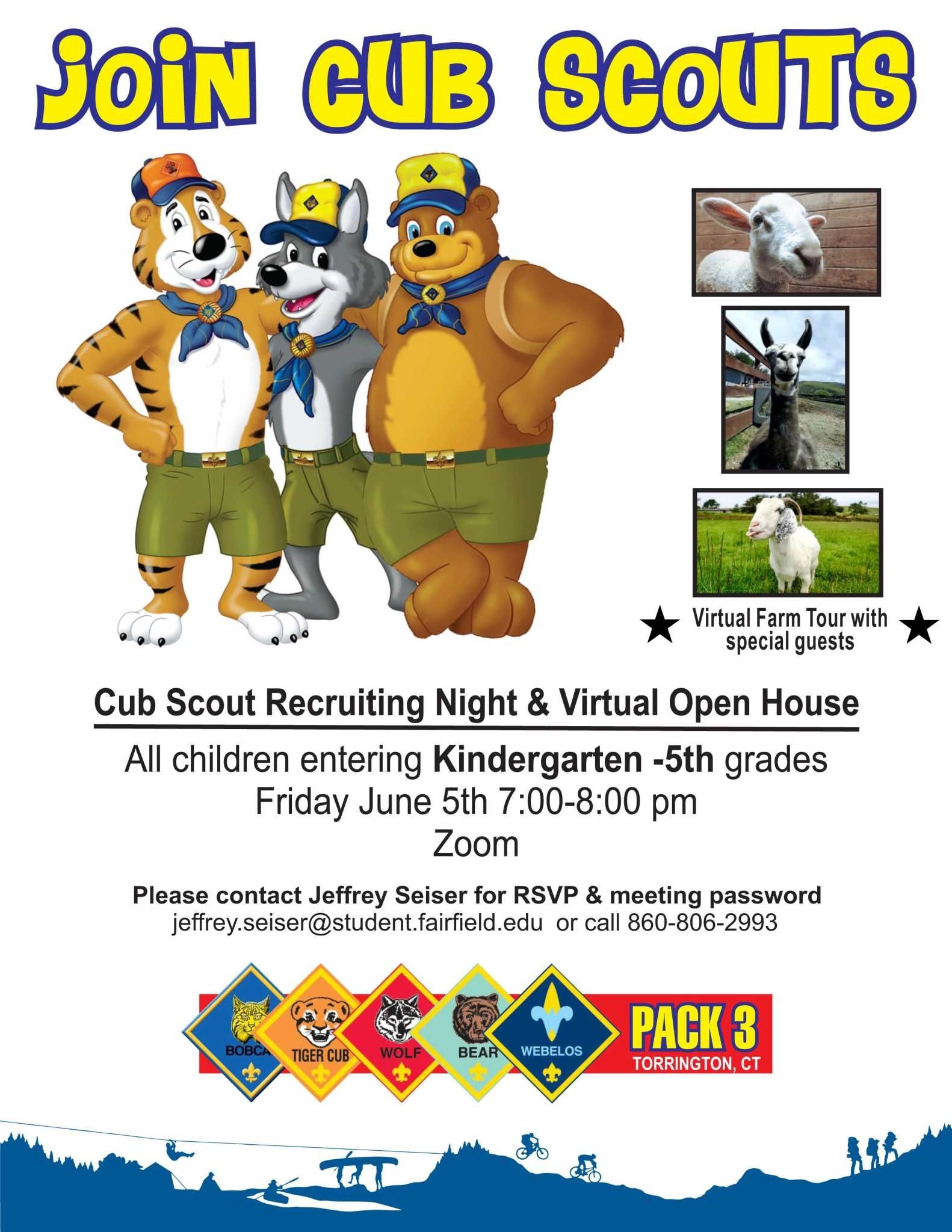 Printable Cub Scout Recruitment Flyer Template Free 18 Best Formats Cub Scouts Scout Newsletter Template Free