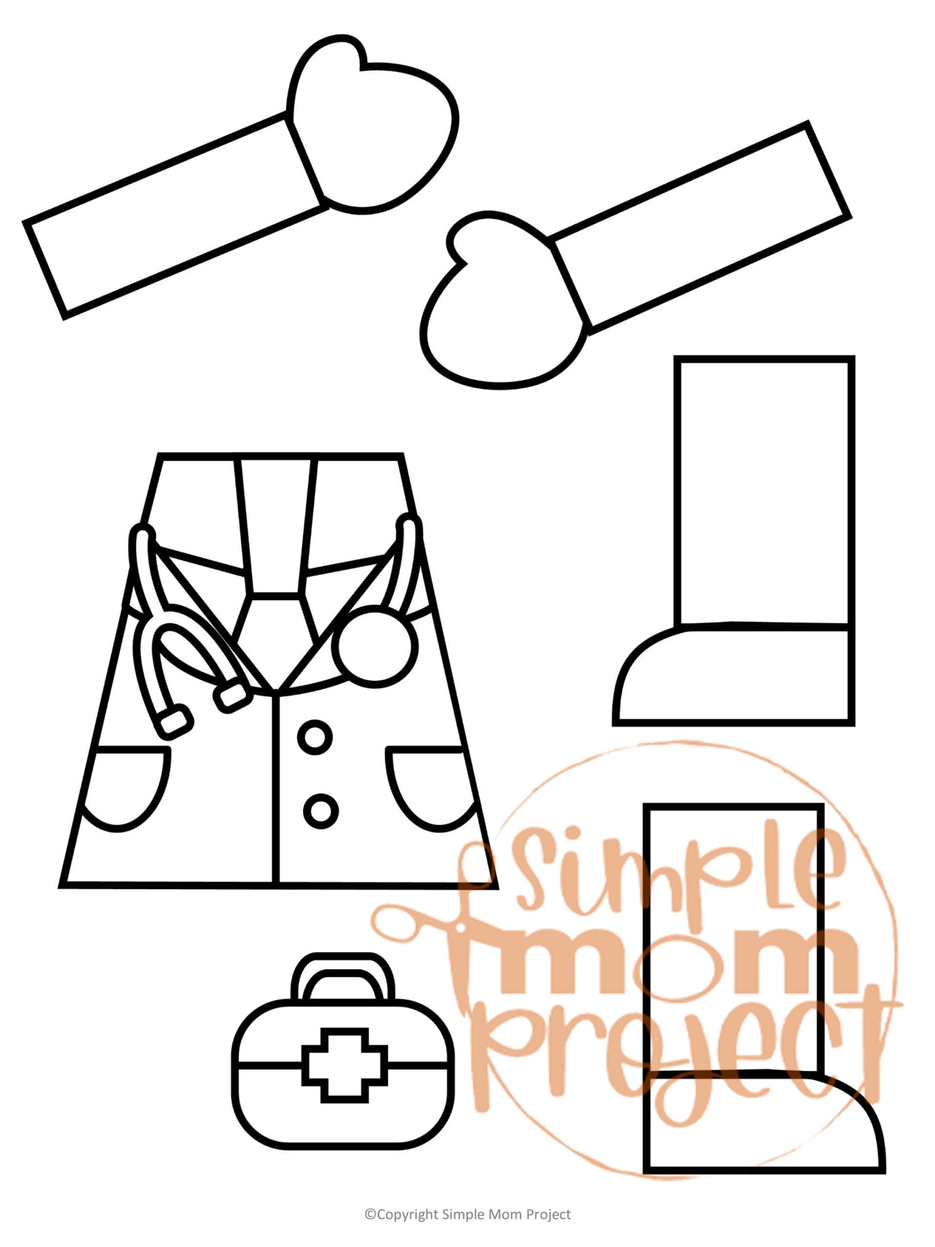 Printable Doctor Bag Template