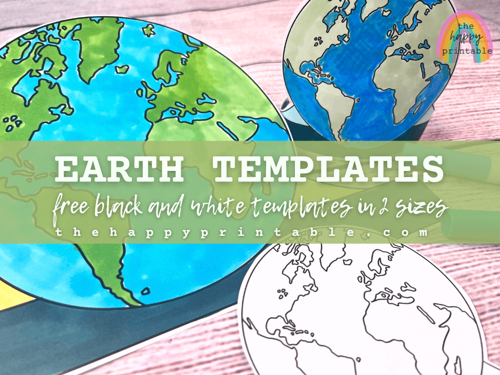Free Printable Earth Template