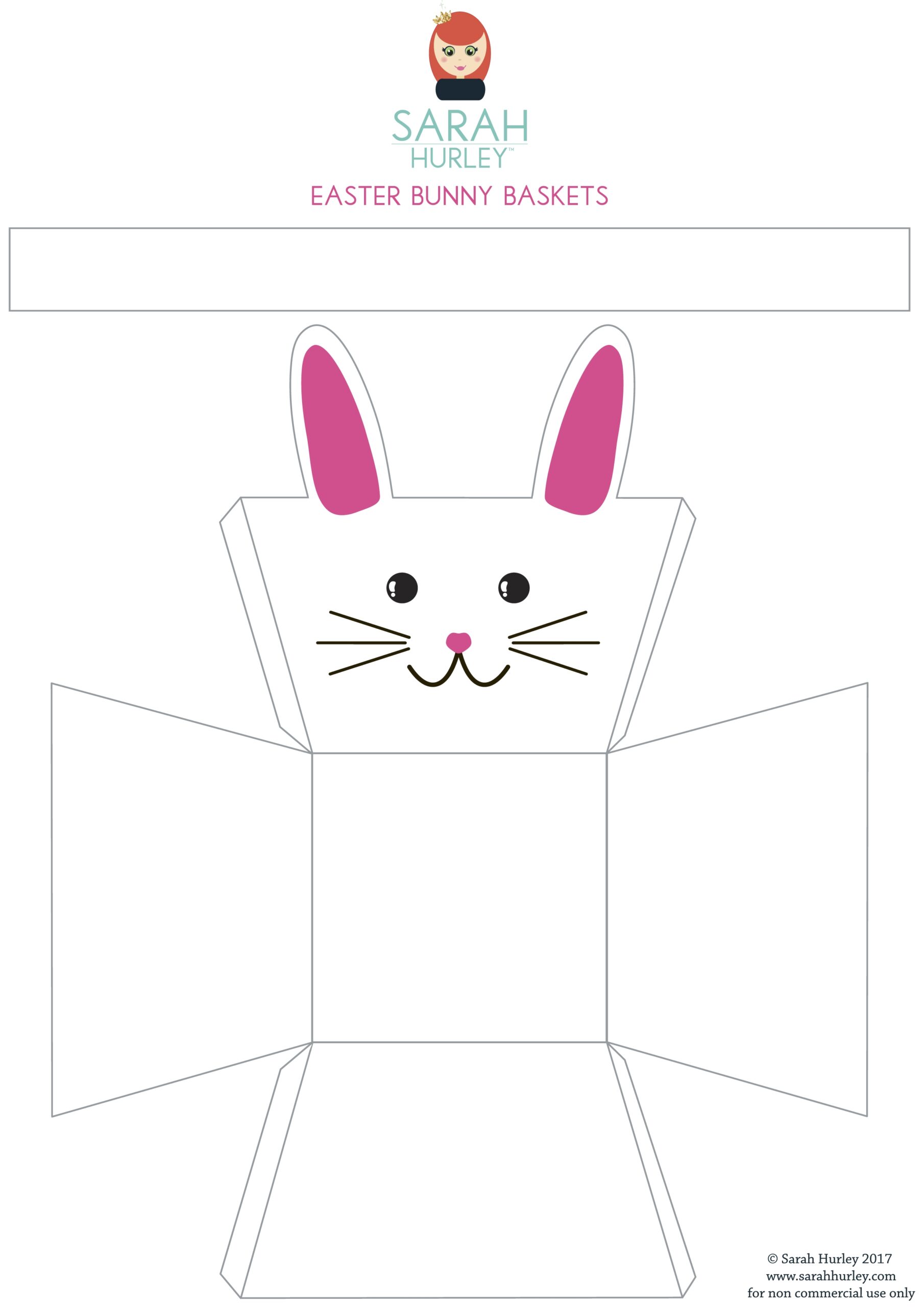 Easter Basket Template Printable Free