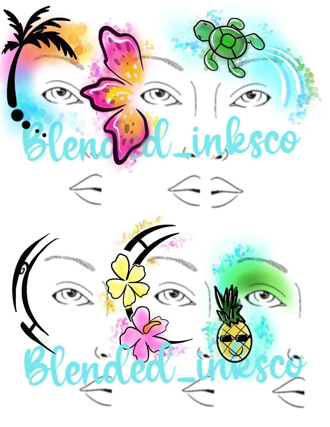 Printable Face Painting Templates
